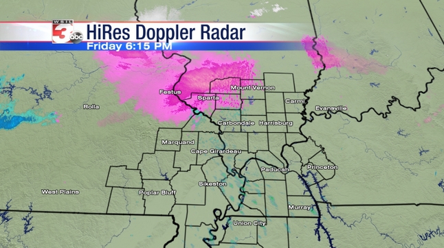 Radar at 6:15 pm