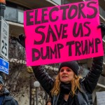 Protesters in NYC that are part of the Hamilton movement . (AP photo) 