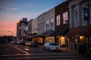 Main Street of Mount Airy NC, the town Mayberry was based on in the Andy Griffith Show... 