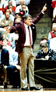 Rich Herrin in his early days as SIU coach leads a lot of Southern Illinois legends into their induction into the St. Louis Sports Hall of Fame (Southern Illinoisan File Photo)