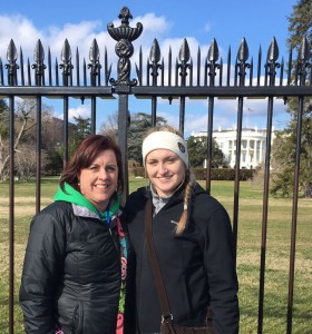 Sharon, and her daughter Katelyn at the March for Life in Washington 