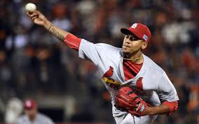 Cardinal Ace Carlos Martinez will be the Cardinals opening day starter eight days from now against the Chicago Cubs. (CBS Sports photo) 