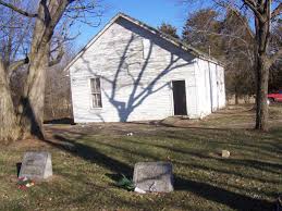 The site of Carter's Temple Cemetery and the former Carter's Temple Congregational Christian Church (findagrave.com image) 