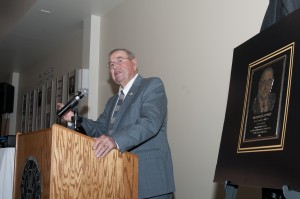 Marvin Scott at the unveiling of the plaque for the “Marvin W. Scott Executive Board Room." Click on the image for a larger view.