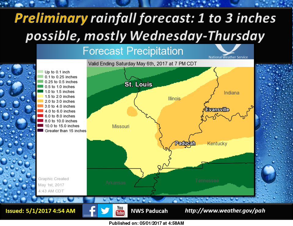 Potential for heavy rain